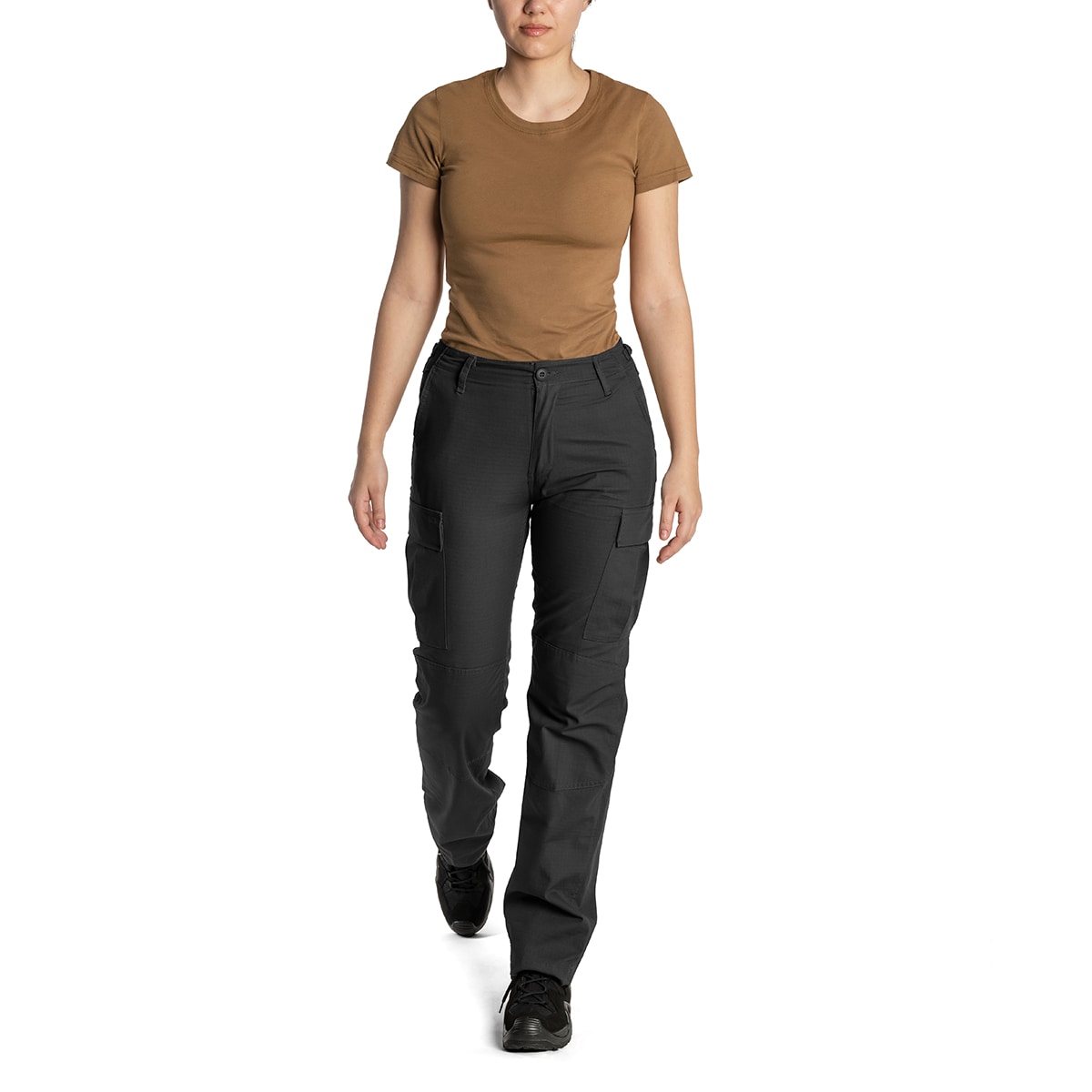 Spodnie damskie Brandit Cargo BDU Rip-Stop - Black
