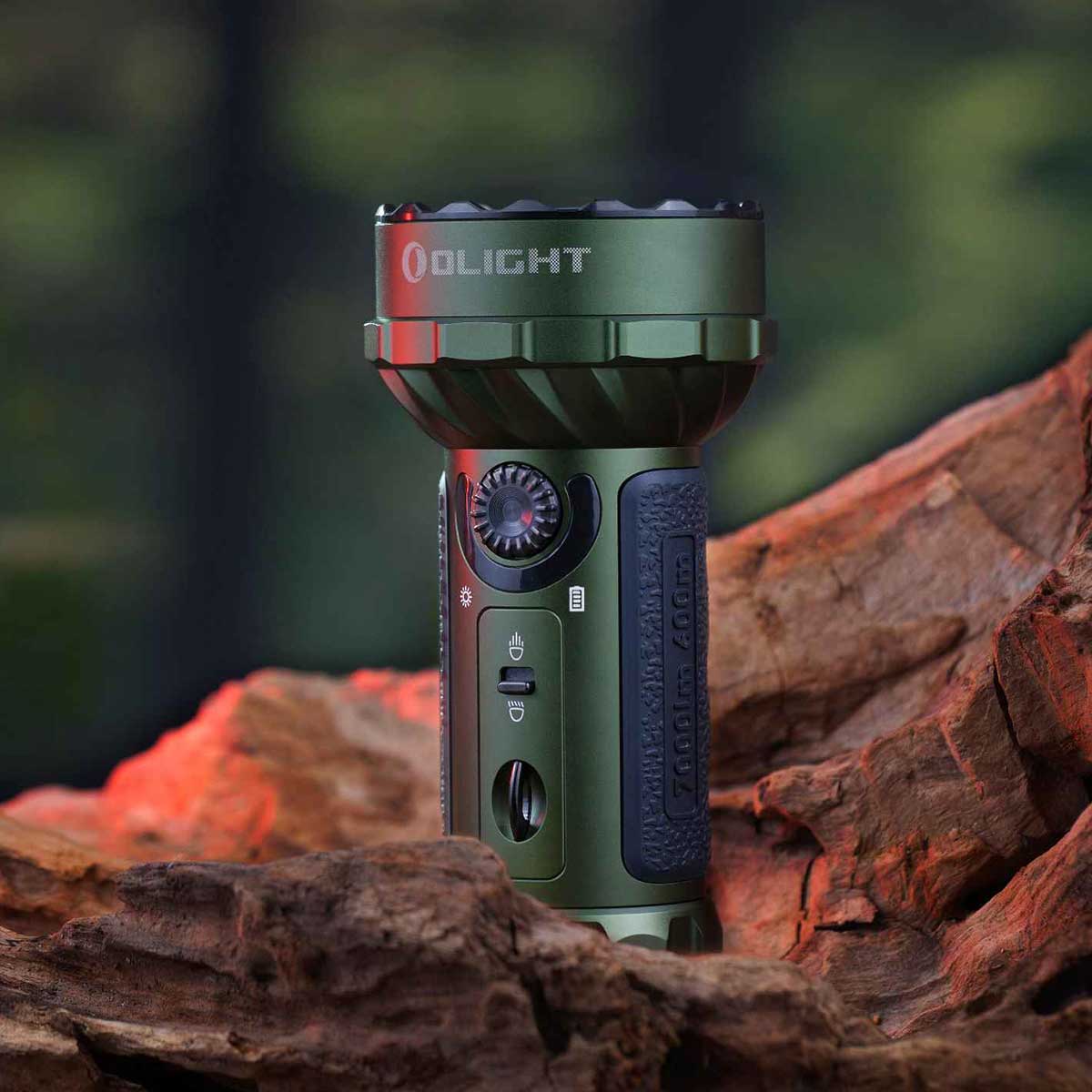 Latarka akumulatorowa Olight Marauder Mini Olive Drab Green - 7000 lumenów, zasięg 600 m