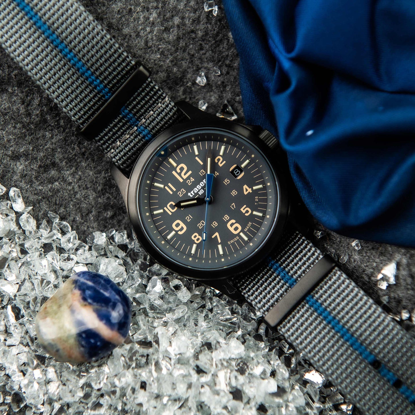 Zegarek Traser P67 Officer Pro TS - Grey/Blue