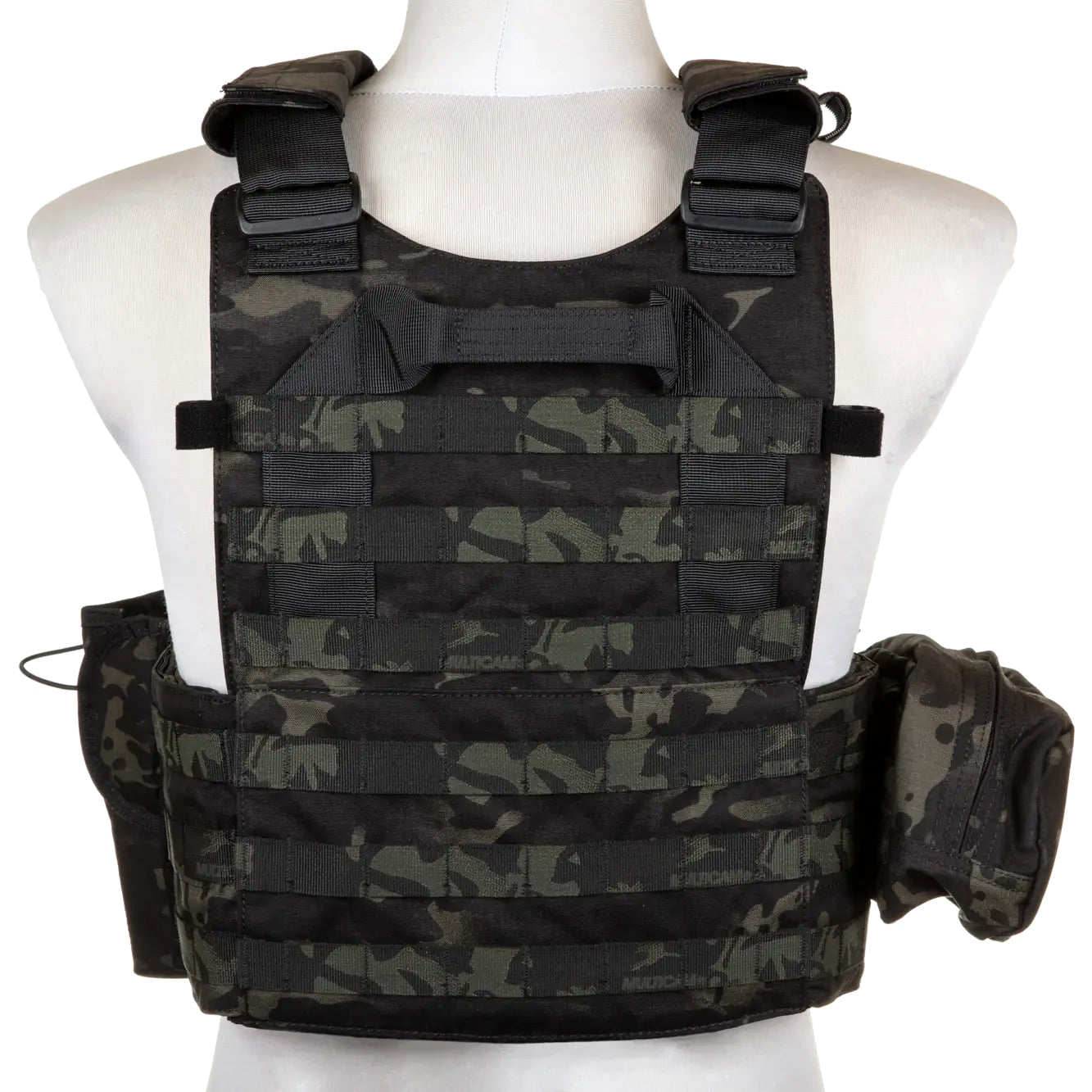 Kamizelka taktyczna Emerson Plate Carrier 6094A Style z zestawem ładownic - MultiCam Black