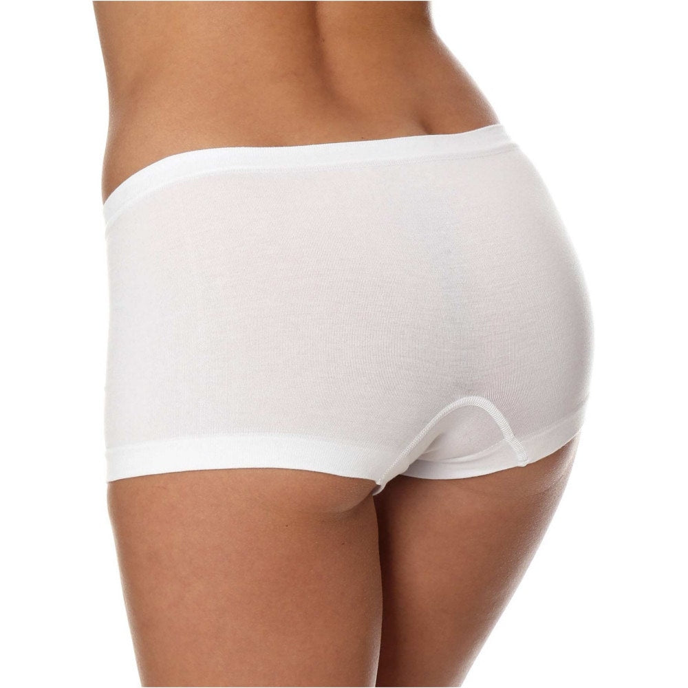 Bokserki damskie termoaktywne Brubeck Comfort Cotton - Białe
