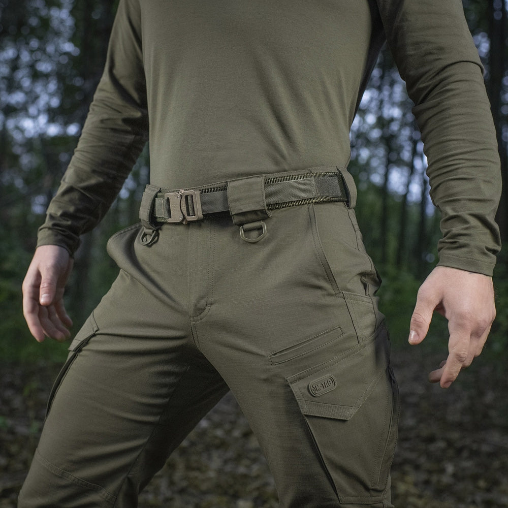 Pas taktyczny M-Tac Cobra Buckle Belt - Ranger Green