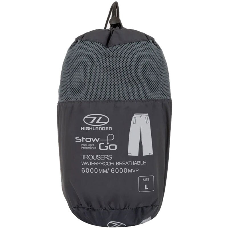 Spodnie Highlander Outdoor Stow & Go Waterproof Trousers - Charcoal