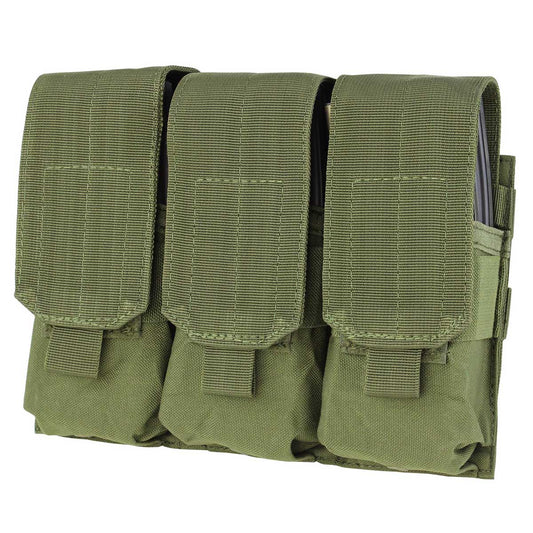 Potrójna ładownica Condor na magazynki AR-15/M4 Triple Mag Pouch - Olive