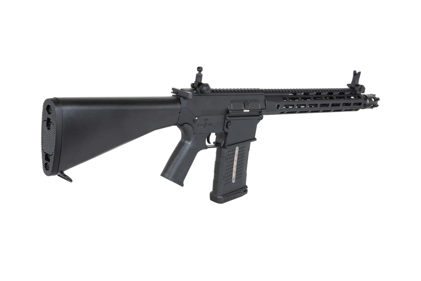Karabin wyborowy AEG A&K SR25-P-E2 M-LOK-20 z polimerową kolbą - Black