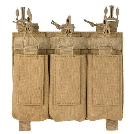 Potrójna ładownica 8Fields na magazynki do M4/M16 - coyote