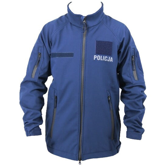 Kurtka Policji Softshell - Granatowa