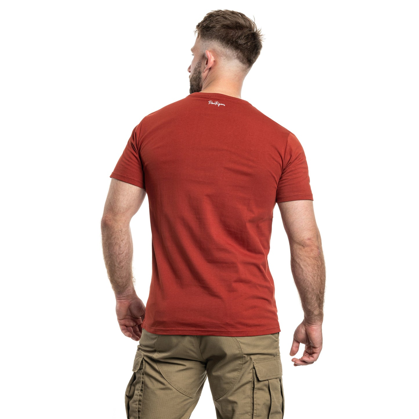 Koszulka T-shirt Pentagon Ageron Blank - Maroon Red