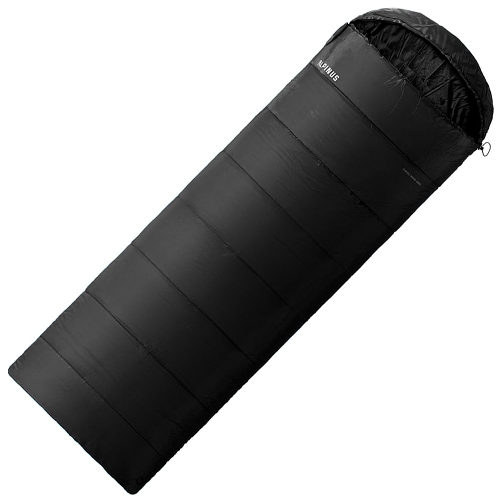 Śpiwór Alpinus Warm 1500 Czarny - lewy