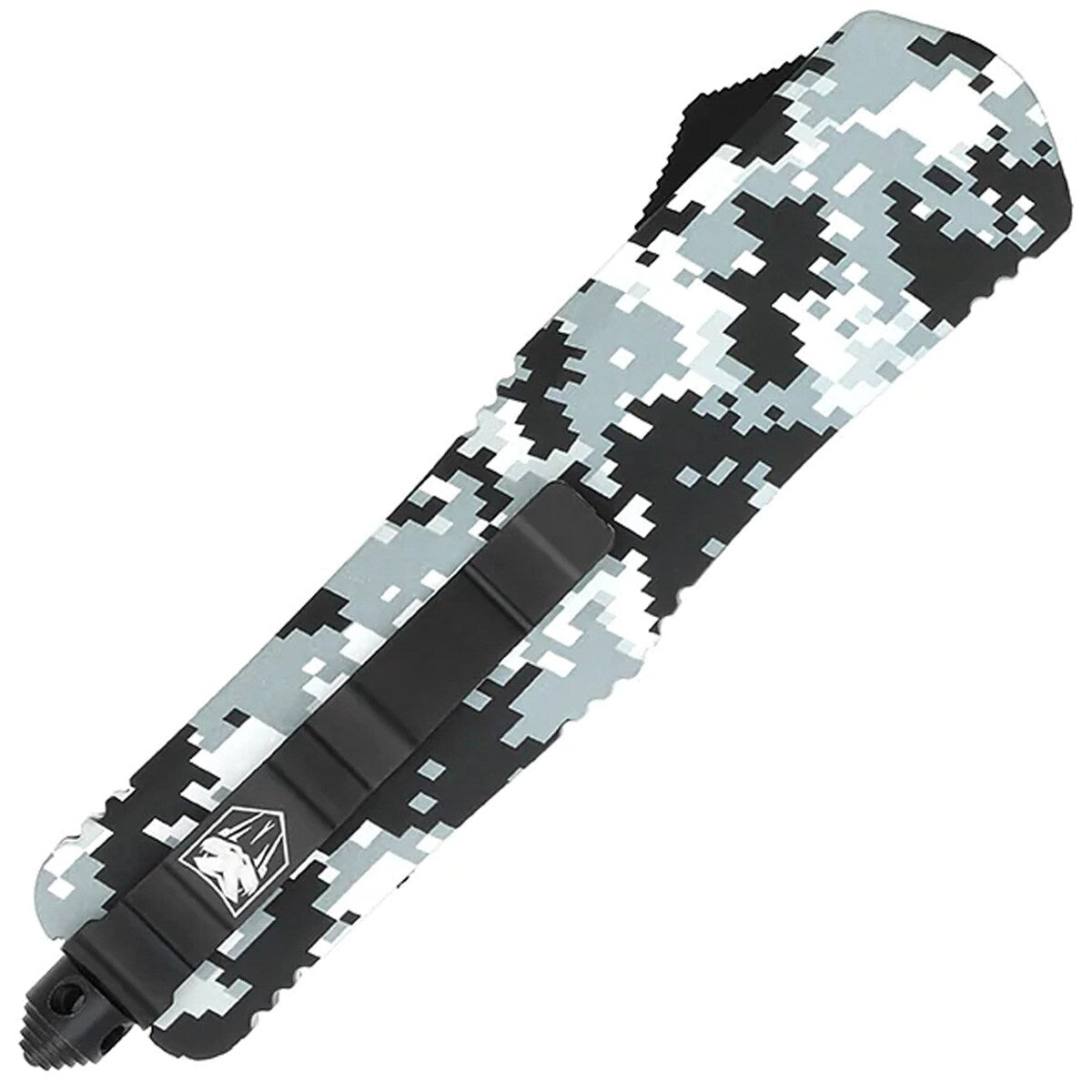 Nóż sprężynowy CobraTec FS-3 Large Drop-Point - Winter Digi Camo