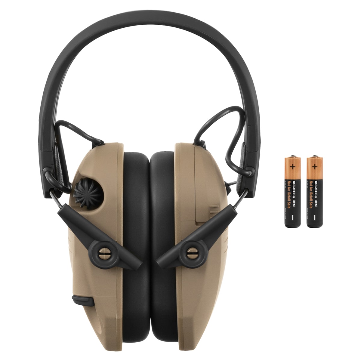 Ochronniki słuchu aktywne Walker's Razor Tacti-Grip - Flat Dark Earth/Black