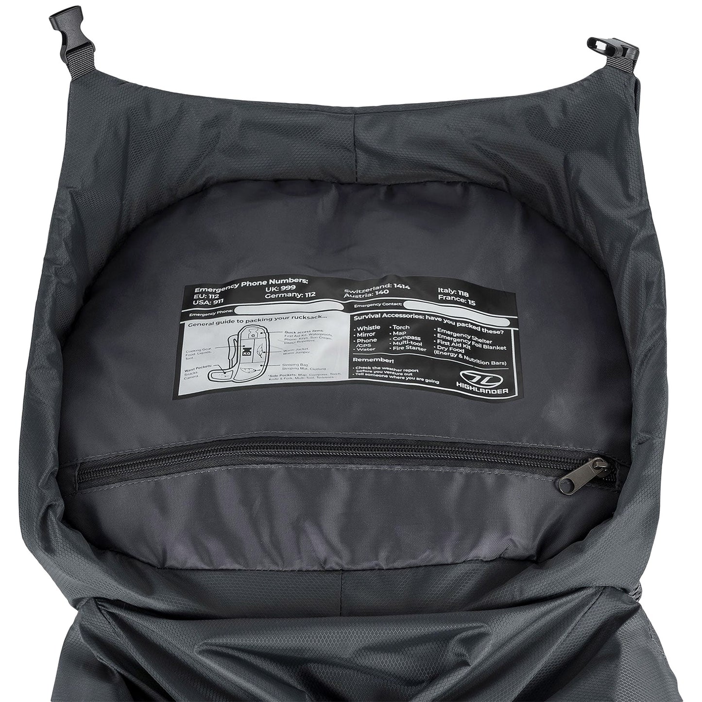 Plecak Highlander Outdoor Ben Nevis 65 l - Grey