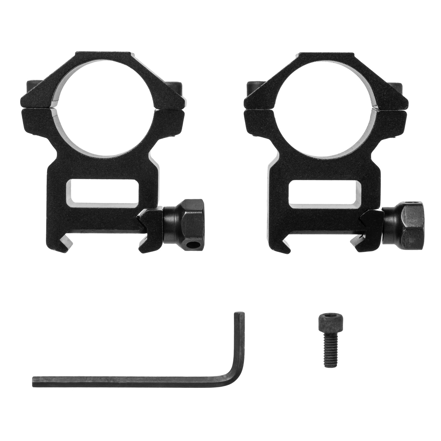 Montaż UTG 2-częściowy wysoki Profile Scope Hex Thumb Nut Picatinny 1"