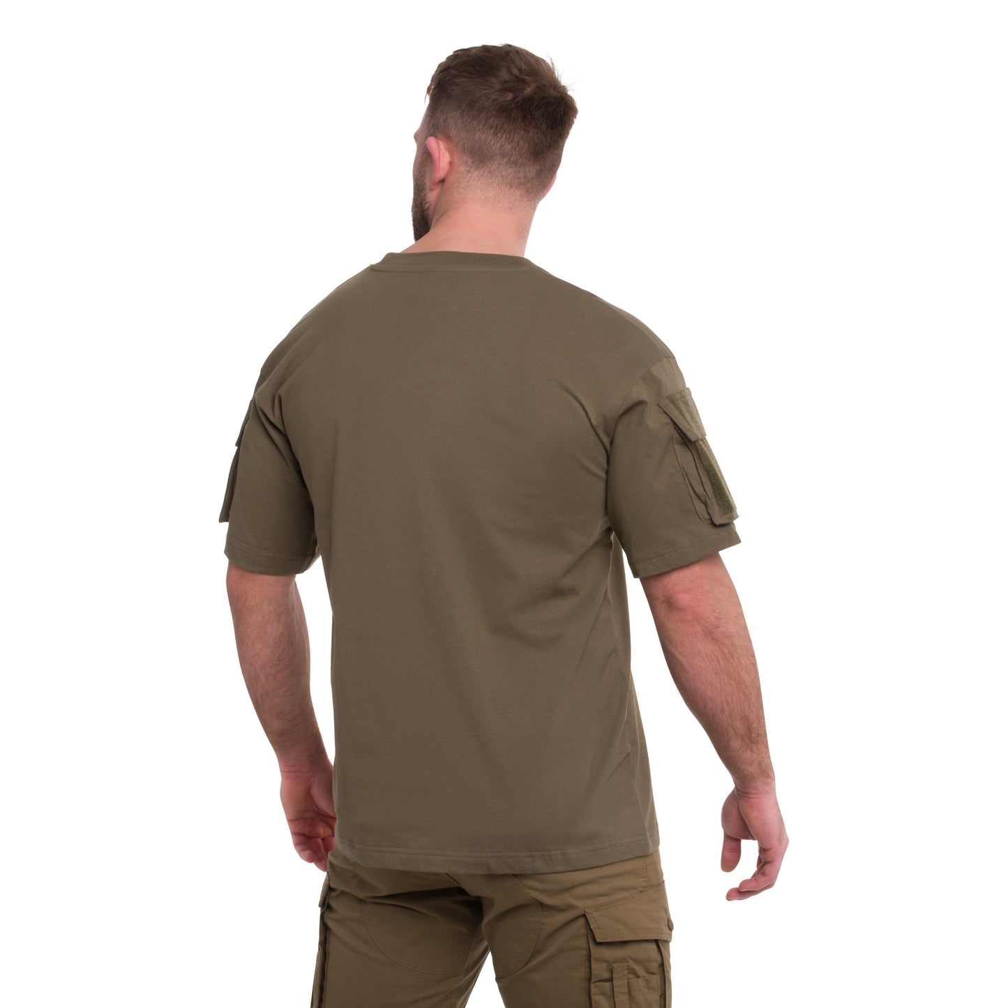 Koszulka T-shirt MFH z kieszeniami - OD Green