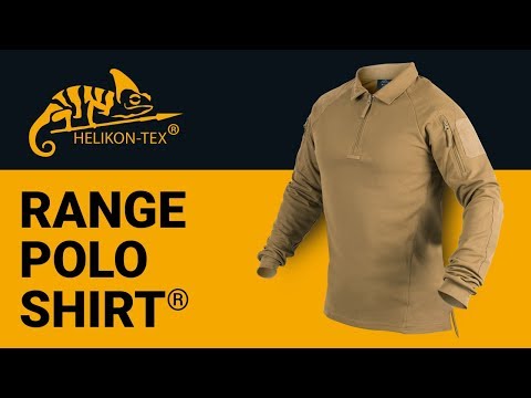 Koszulka polo Helikon Range Long Sleeve - Shadow Grey