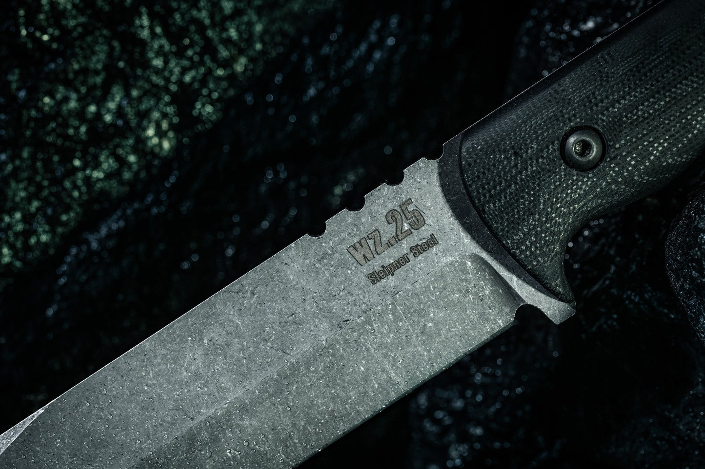 Nóż Za-Pas WZ.25 Grom Stonewashed - Black