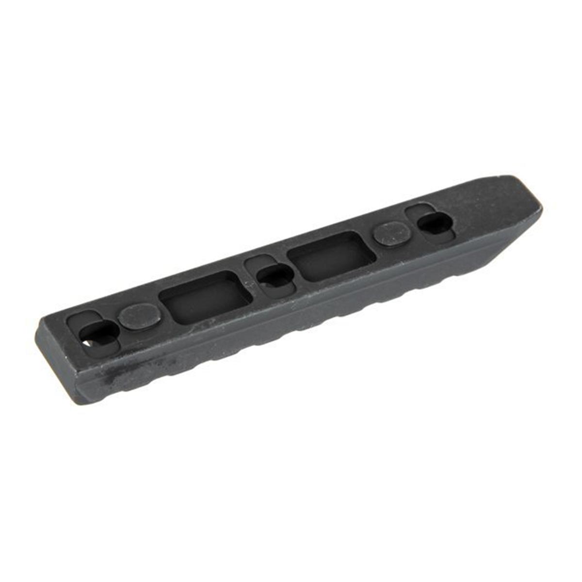 Szyna RIS 5KU na KeyMod/M-LOK 9 slotów - Czarna