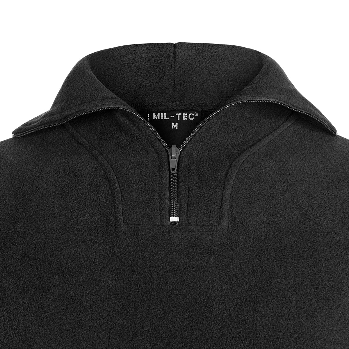 Bielizna polarowa Mil-Tec z zamkiem Black - komplet