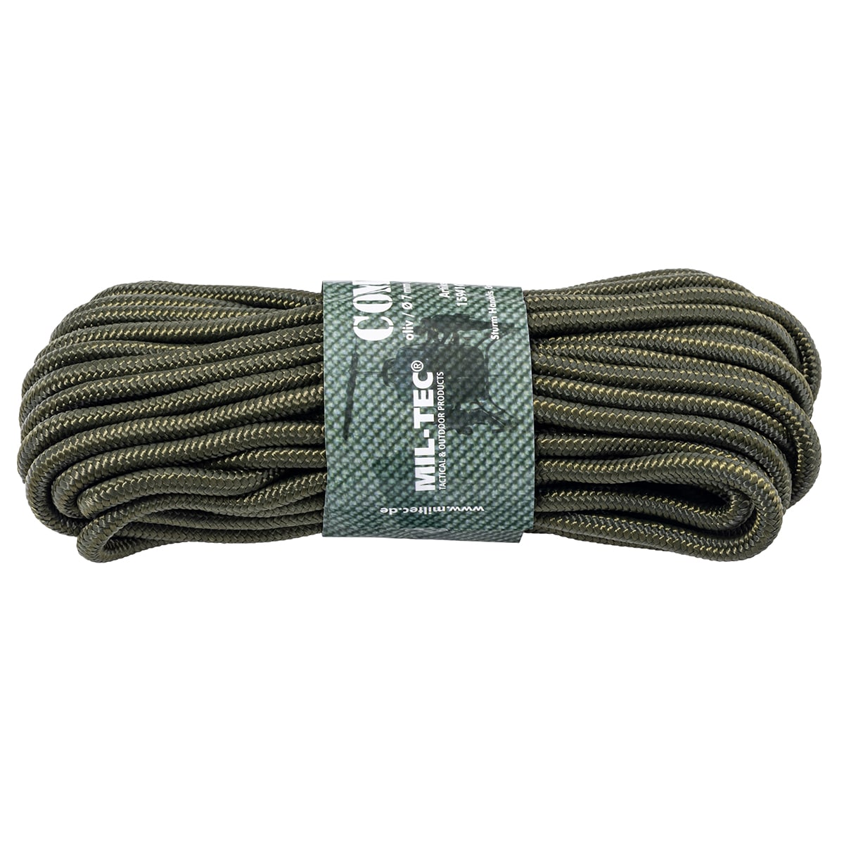 Linka Mil-Tec 7 mm x 15 m - 420 kg - Olive