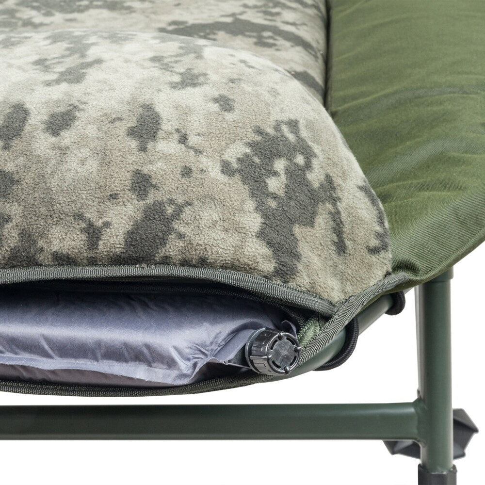 Łóżko polowe CamoCode Air8 - 220 x 90 cm + Pokrowiec Mivardi - zestaw