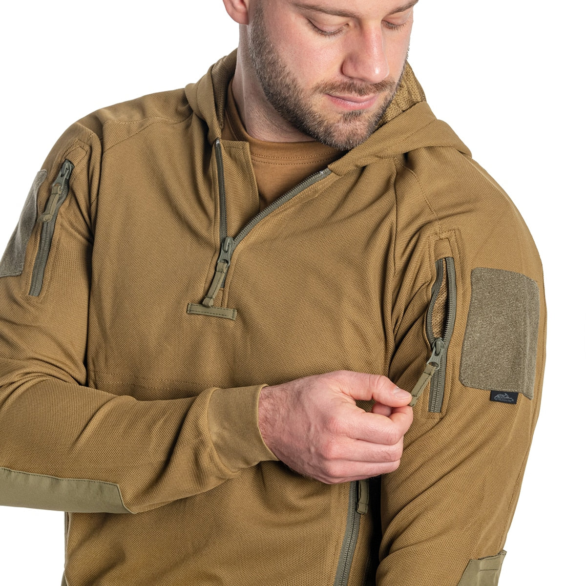 Bluza Helikon Range Hoodie TopCool - Coyote/Adaptive Green