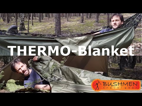Koc termiczny Bushmen Thermo Blanket - Olive