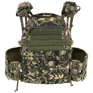 Kamizelka taktyczna Maskpol Plate Carrier z plecakiem Zip-On TMP-02 - MAPA