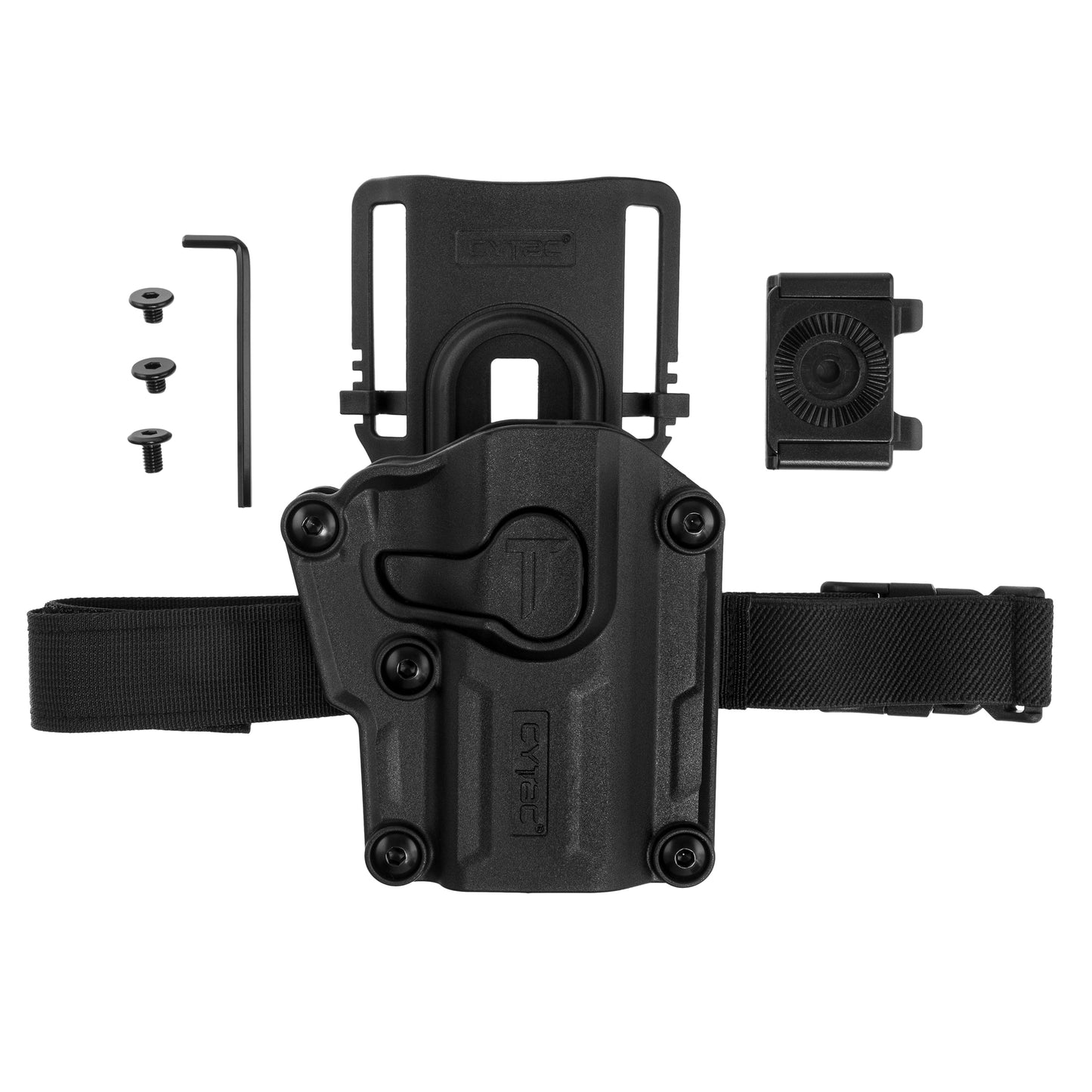Kabura Cytac Mega-Fit Full Size Low Ride Belt Loop - Black