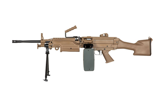 Karabin maszynowy AEG Specna Arms SA-249 MK2 CORE - Tan