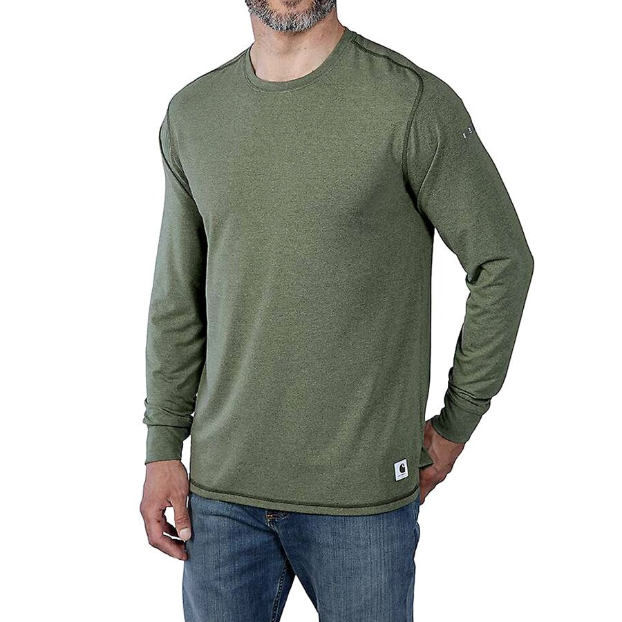 Koszulka termoaktywna Carhartt LWD Longsleeve - Chive Heather