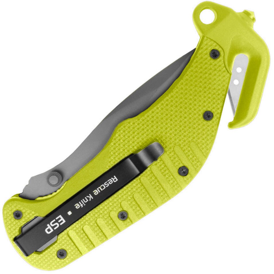 Nóż składany ratowniczy ESP RKY-01 Rescue Knife - Yellow