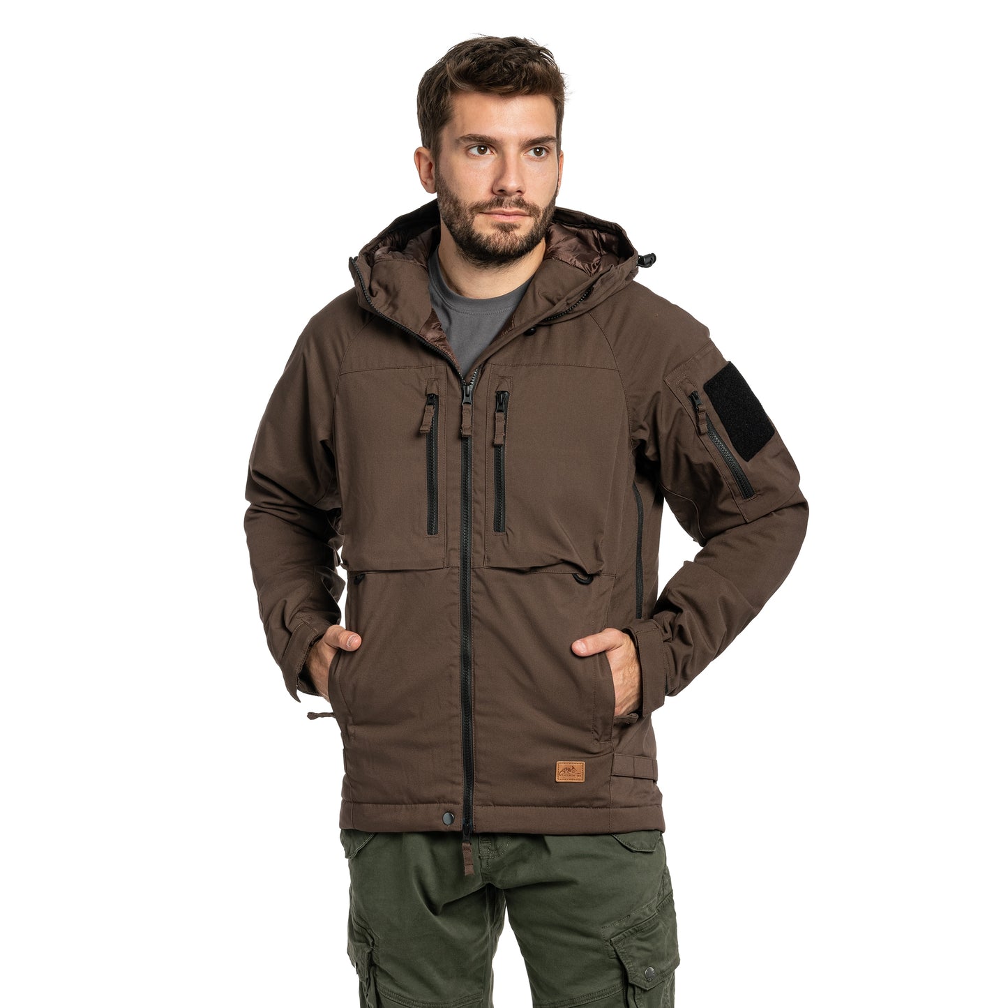 Kurtka Helikon Winter Yukon Duracanvas - Earth Brown