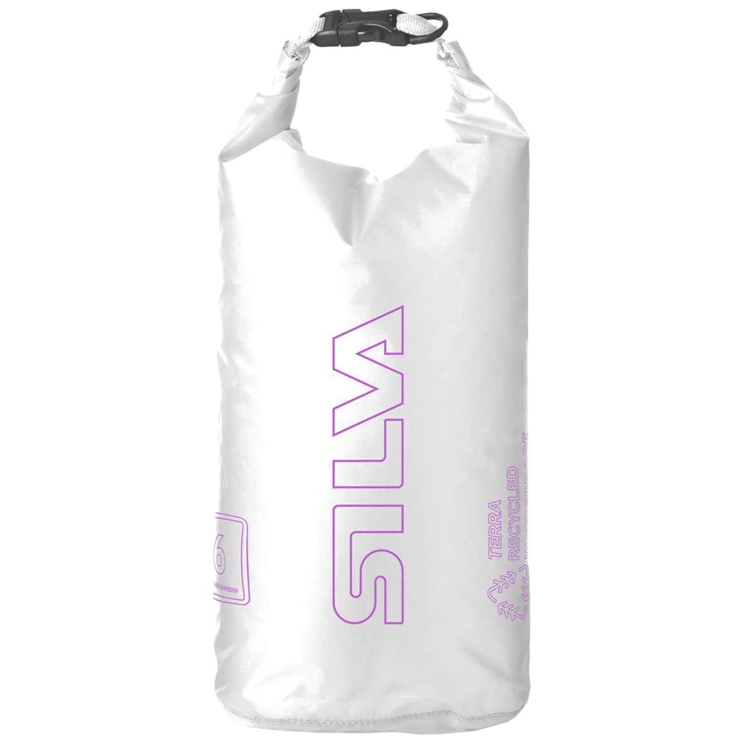 Worek wodoodporny Silva Terra Dry Bag 6 l - White/Violett