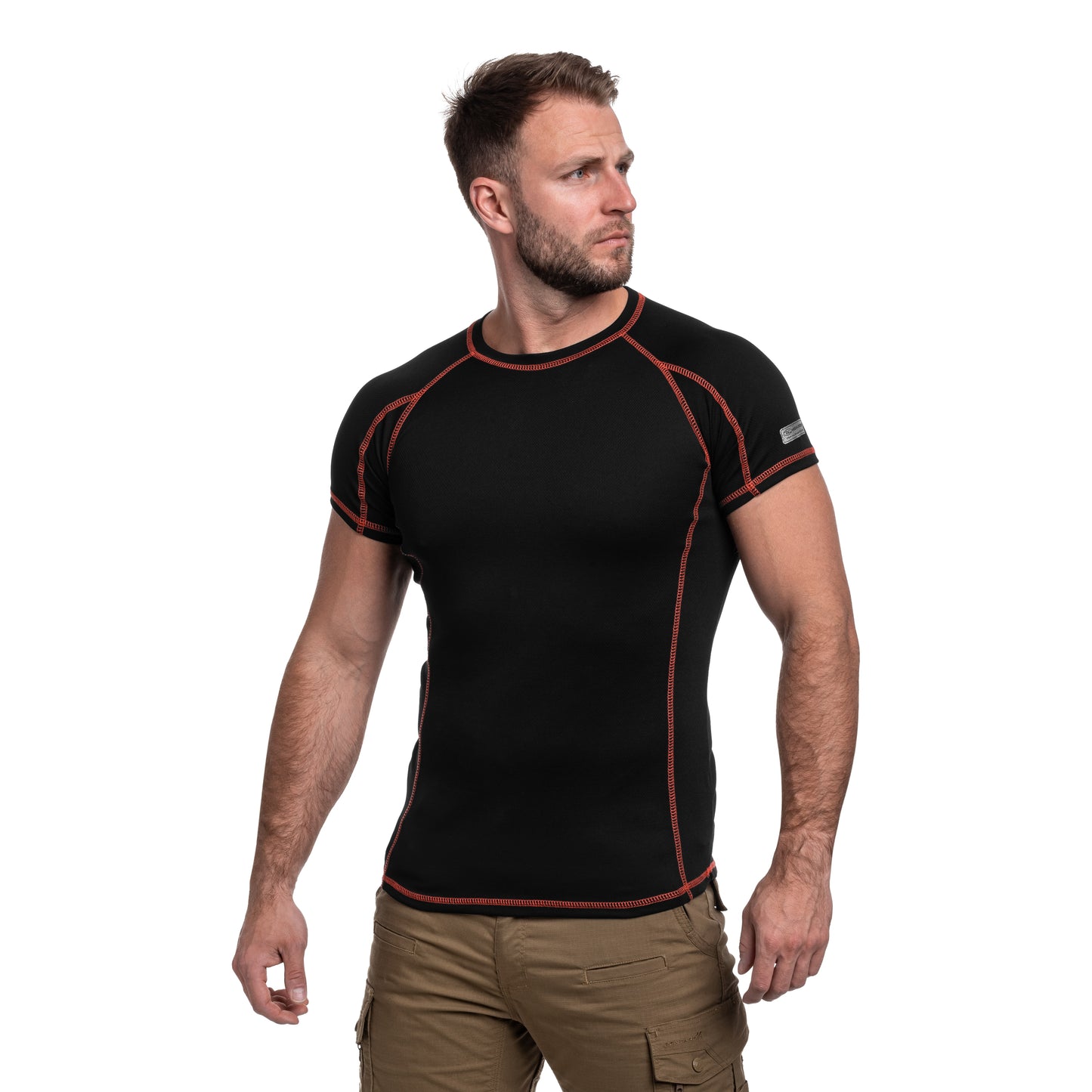 Koszulka termoaktywna Highlander Outdoor Pro 120 Base Layer - Black