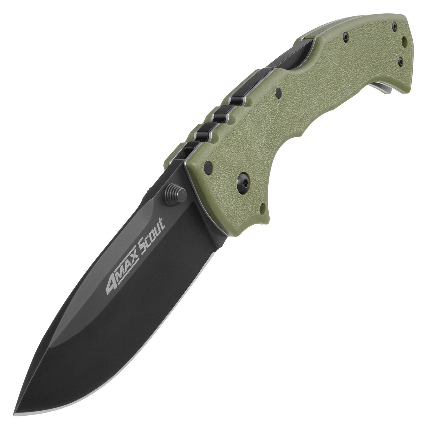 Nóż składany Cold Steel 4-Max Scout AUS-10A - OD Green
