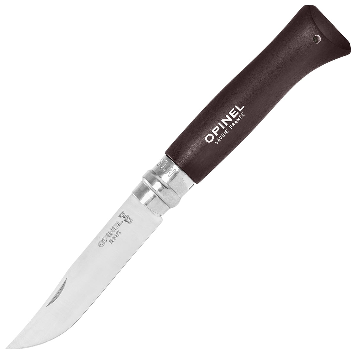 Nóż składany Opinel No.8 Colorama Inox - Brown