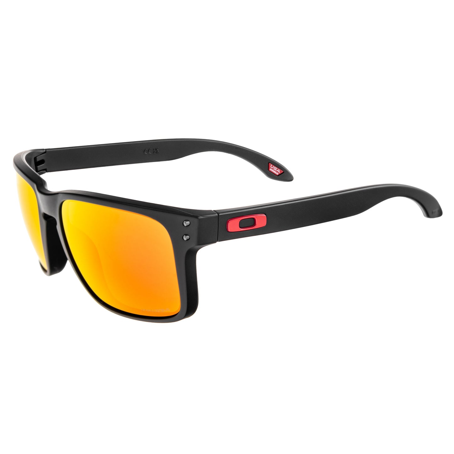 Okulary przeciwsłoneczne Oakley Holbrook XL - Matte Black Frame/Prizm Ruby Lenses