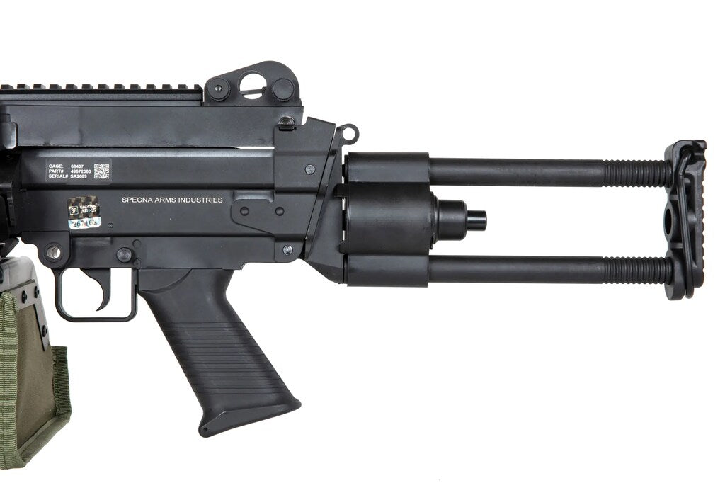 Karabin maszynowy AEG Specna Arms SA-F249 Para Flex Gate X-ASR - Black