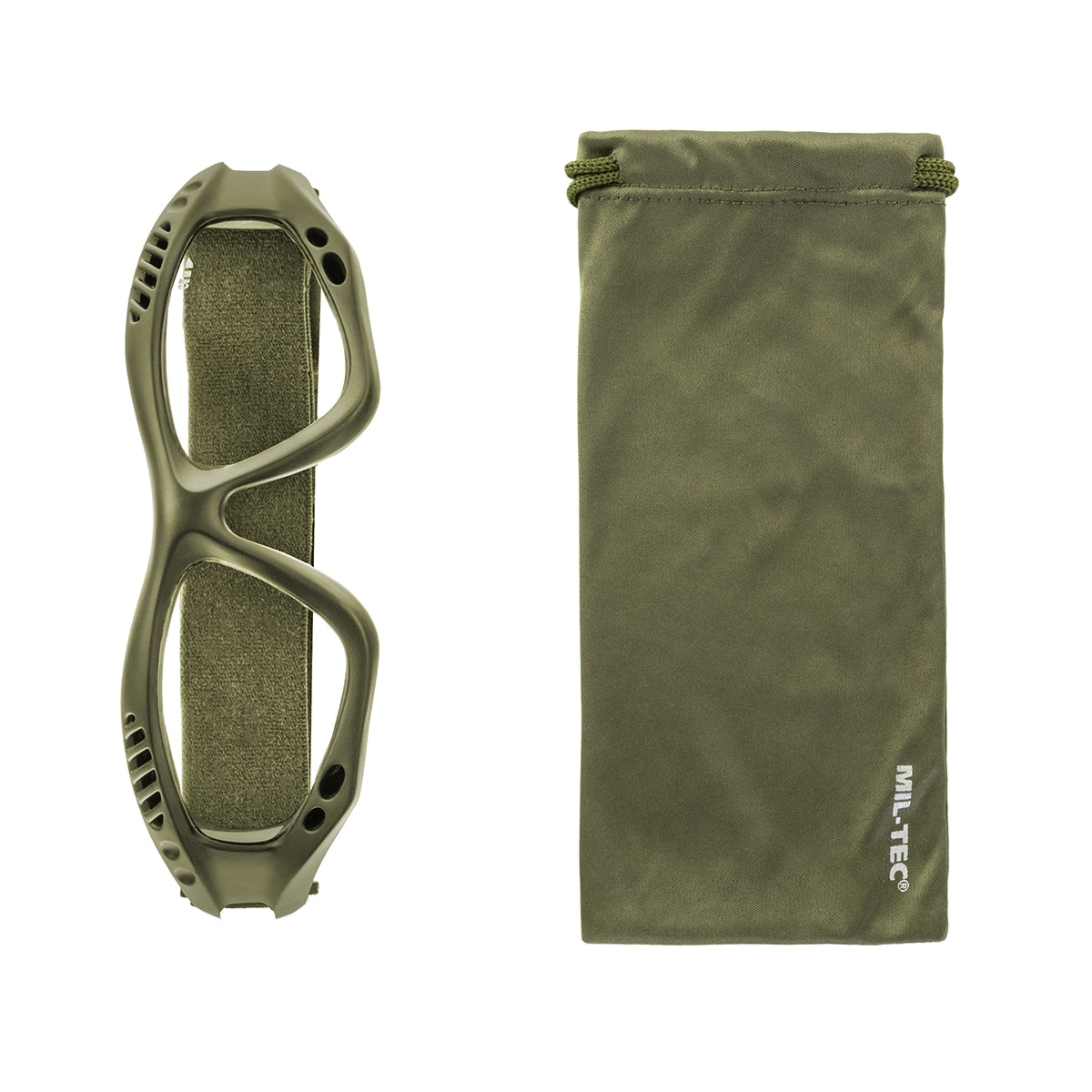 Gogle taktyczne Mil-Tec Commando Goggles Air Pro Clear Olive