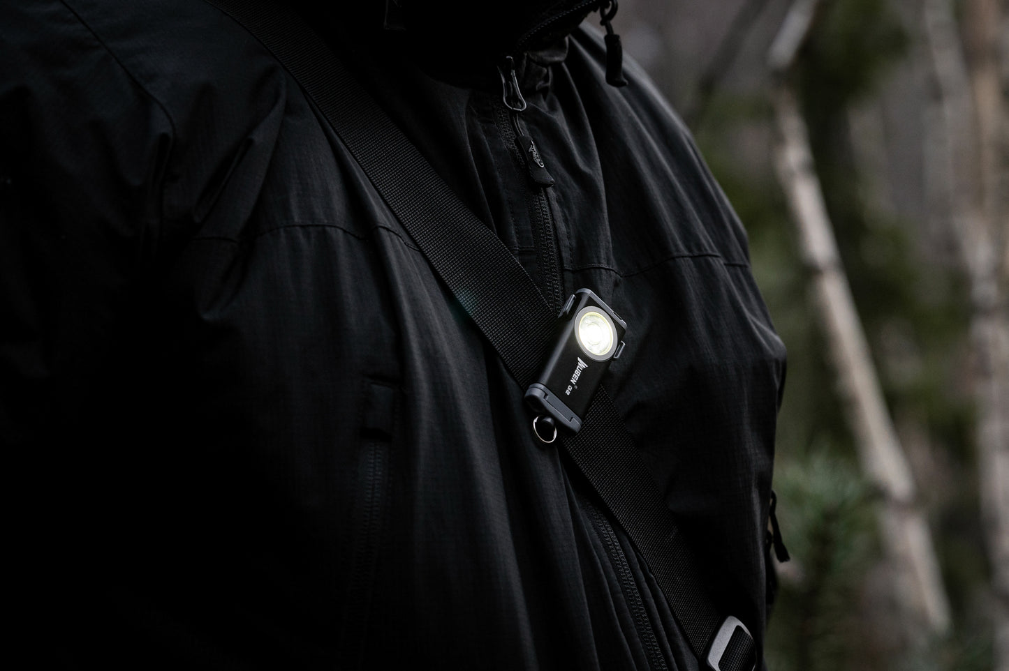 Latarka brelok Wuben G2 Black - 500 lumenów
