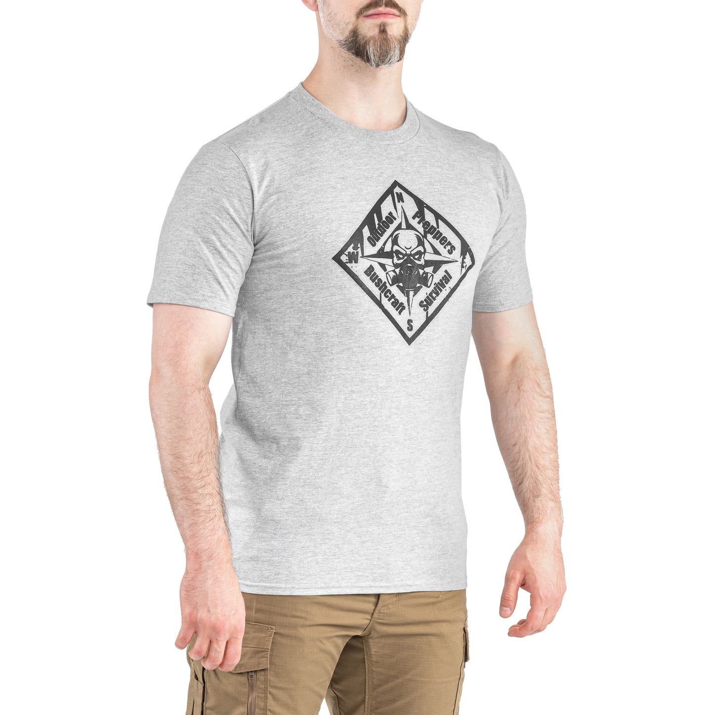 Koszulka T-shirt TigerWood Preppers - Szara