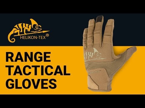 Rękawice Helikon Range Tactical - Black/Shadow Grey