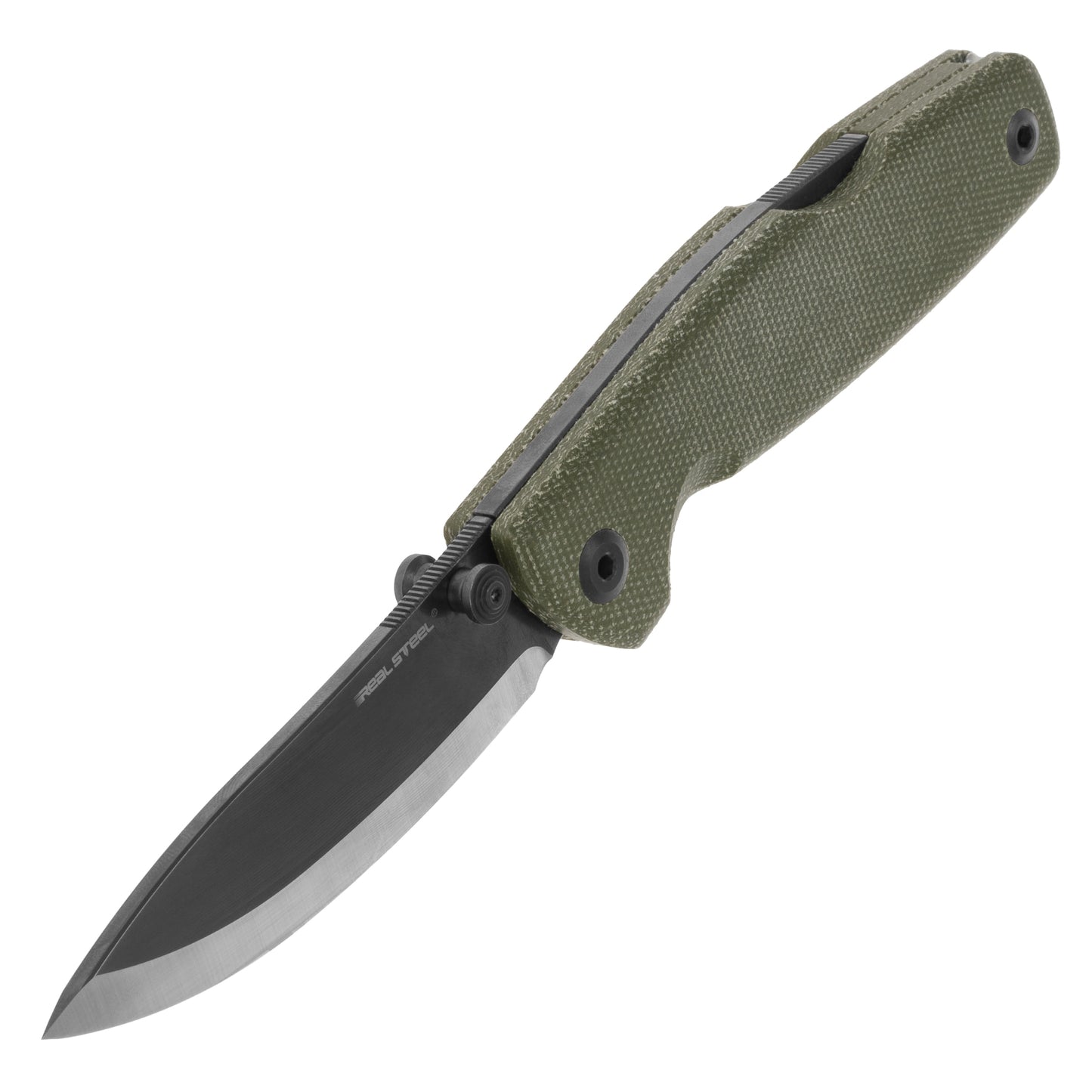 Nóż składany Real Steel Yak 7871GM - Green Micarta