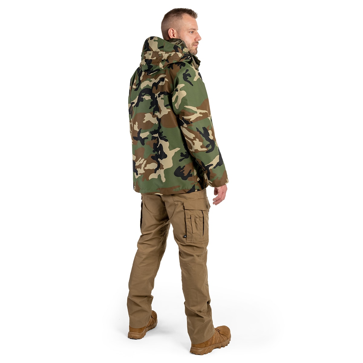 Kurtka Mil-Tec Wet Weather 3-Layer Laminate Waterproof - Woodland