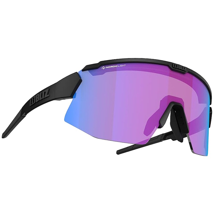 Okulary Bliz Breeze - Matt Black/Rose Violet Blue/Brown Silver