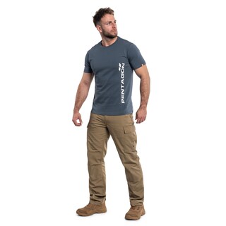 Koszulka T-shirt Pentagon Ageron "Vertical" - Charcoal Blue