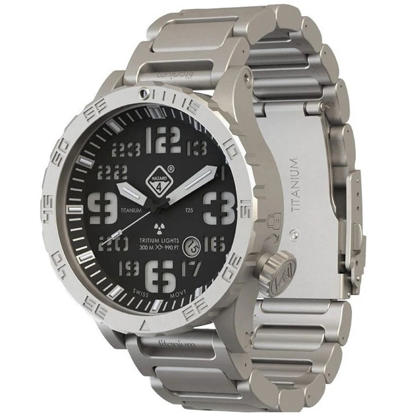 Zegarek Hazard 4 Heavy Water Diver BlackTie B - Silver