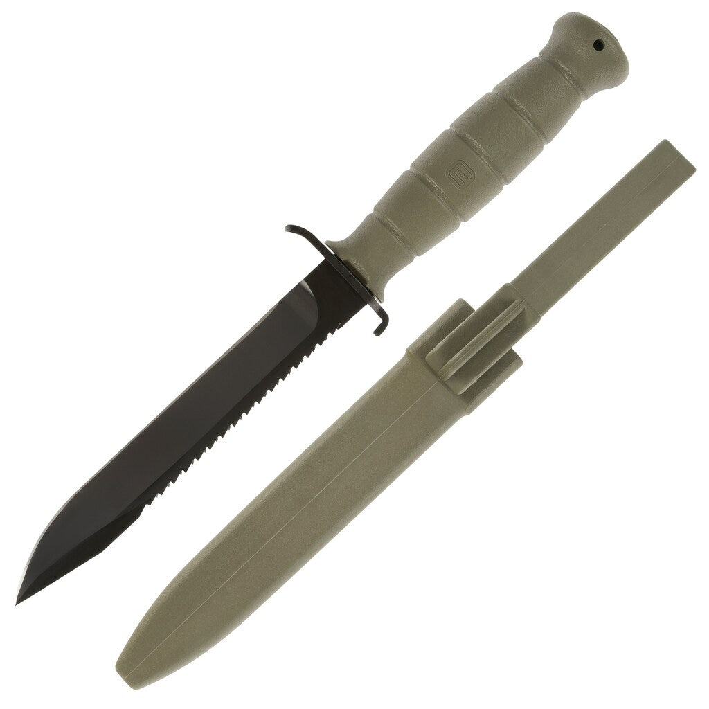 Nóż wojskowy Glock FM81 Battle Field Green z piłą