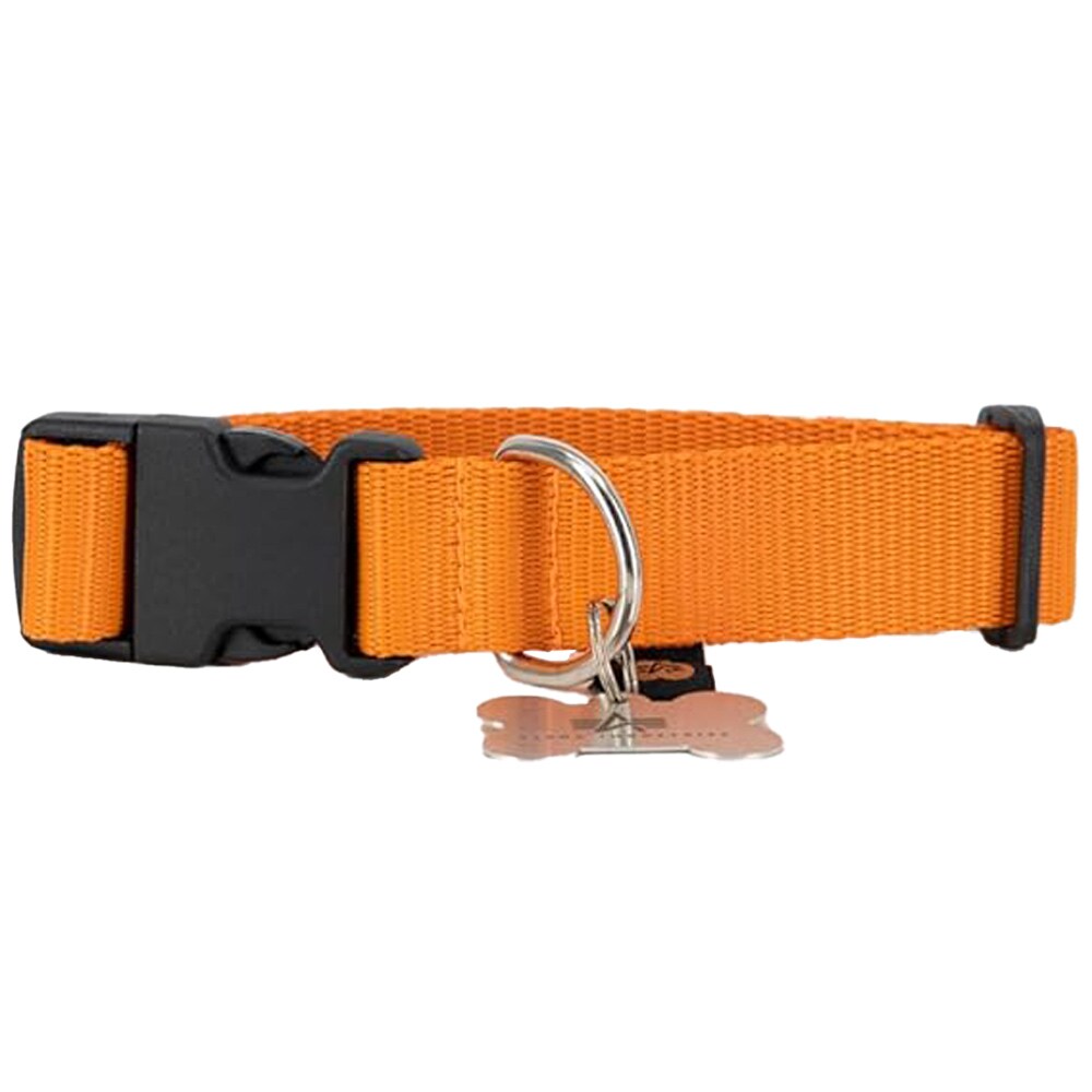 Obroża dla psa Alpha Industries Basic Dog-Tag Collar - Orange