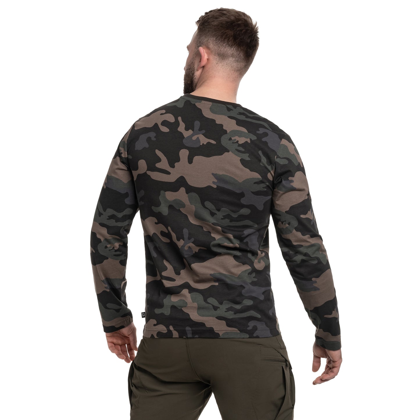 Koszulka Brandit Premium Long Sleeve Shirt - Dark Camo